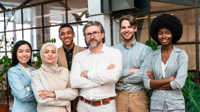workplace team portrait